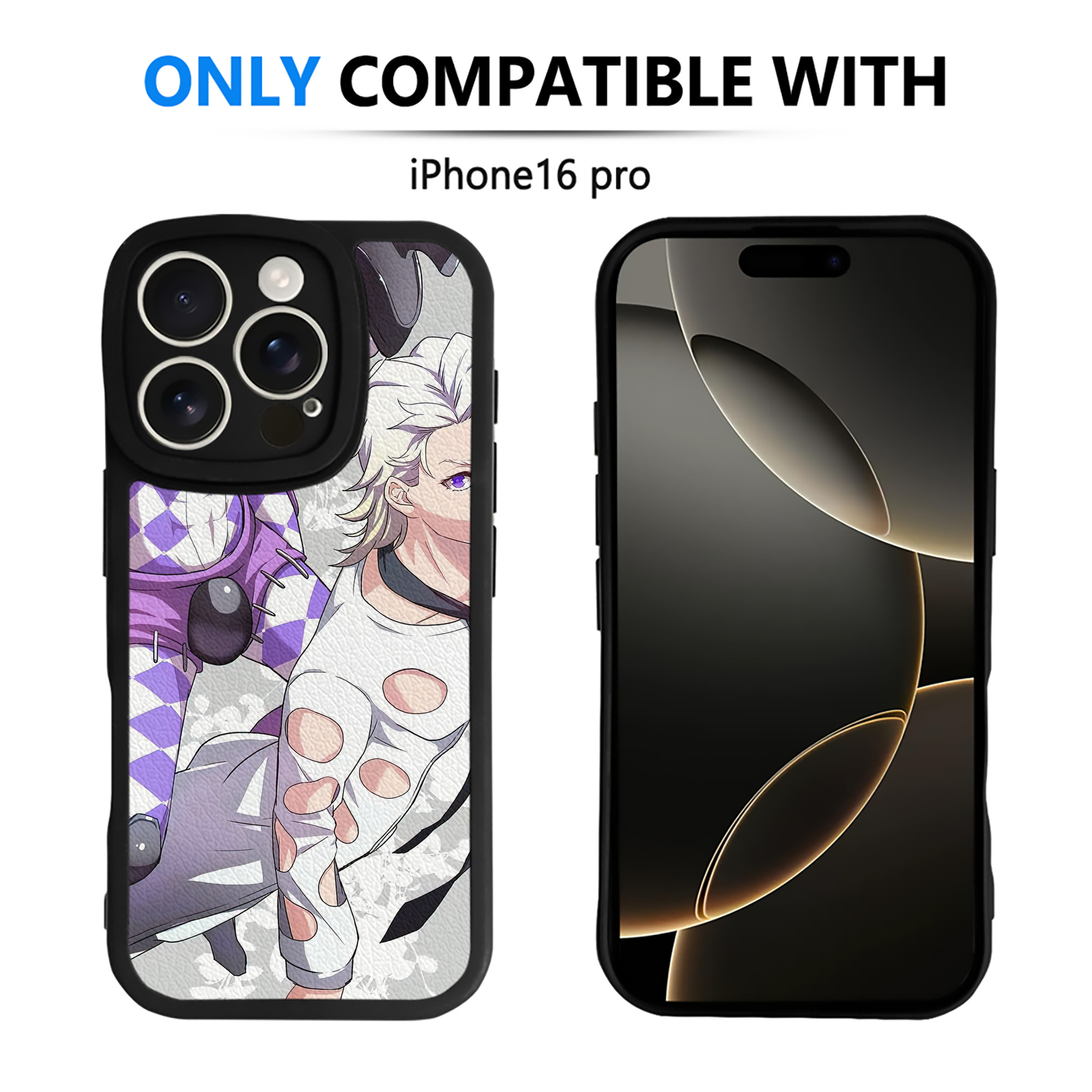 （画像用） ジョジョの奇妙な冒険 JoJo's Bizarre Adventure 【iPhone 16シリーズ対応】シリコンスマホケース（レザー調） 材質：シリコン